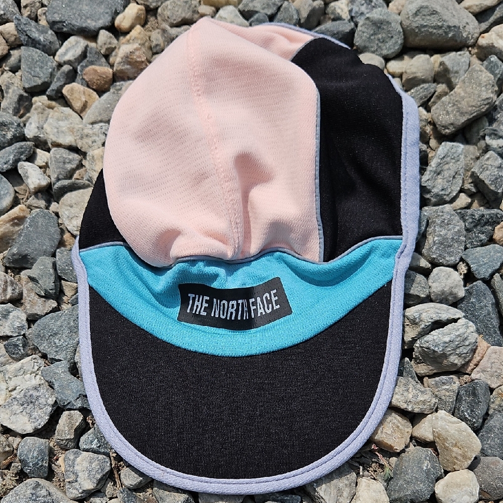 The North Face Black, Pink, and Blue Cap